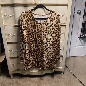 FINAL DAY TO BUY - Cheetah-print long sleeve
